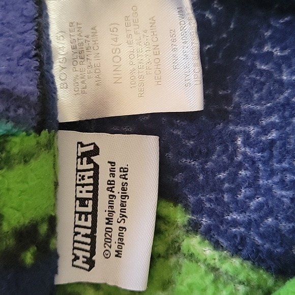 Minecraft Robe Size 4/5 - Picture 2 of 4